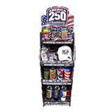 Expositor de suelo patriótico de EE. UU. 250 - 78 piezas por kit de exhibición listo para venta al por menor 88626