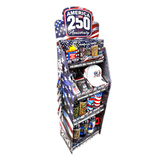 Expositor de suelo patriótico de EE. UU. 250 - 78 piezas por kit de exhibición listo para venta al por menor 88626