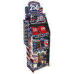 Patriotic USA 250 Floor Display - 78 Pieces Per Retail Ready Display Kit 88626 NOVELTY INC