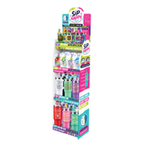 Sip Happy Insulated Drinkware with Straw Topper Assortment Floor Display - 26 Pieces Per Retail Ready Display Kit 88635