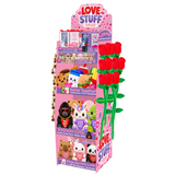 Valentine's Day Love Stuff Floor Display - 60 Pieces Per Retail Ready Display Kit 88639