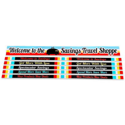 ITEM NUMBER 977450 - 4FT SIGNAGE SET