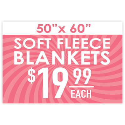 ITEM NUMBER 979130 BLANKET SPINNER HEADER SIGN