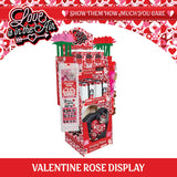 Valentine's Day Rose Plush and Gift Assortment Floor Display - 58 Pieces Per Retail Ready Display 88575