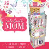 Mother's Day Celebrate Mom Assortment Floor Display - 65 Pieces Per Retail Ready Floor Display 88579