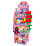 Valentine's Day Love Stuff Floor Display - 60 Pieces Per Retail Ready Display Kit 88638