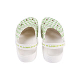 OG Kushies - Womens White Weedow Clog - 1 Pair Per Pack