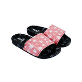 Himpy Slides - Womens Pink Cherry Pie Black Sandal - 1 Pair Per Pack