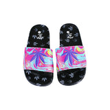 Himpy Slides - Womens Purple Lemonade Black Sandal - 1 Pair Per Pack