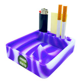 Silicone Ashtray with Assorted Colors - 6 Per Retail Ready Display 40957