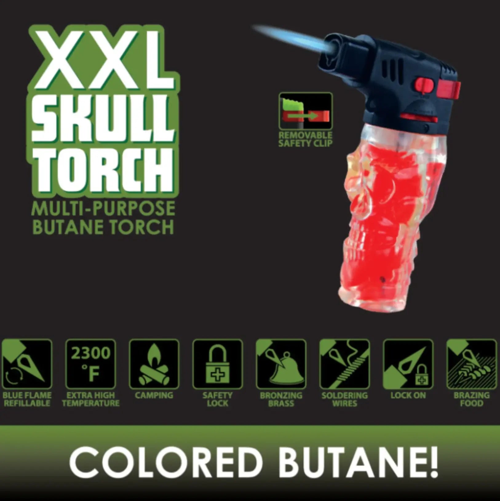 Skull butane deals lighter