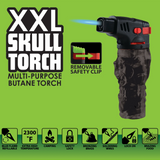 Metallic XXL Skull Torch Lighter- 6 Pieces Per Retail Ready Display 41484