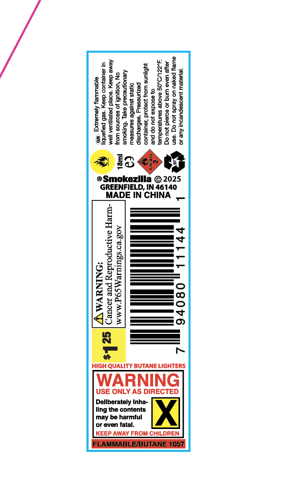 18ML Bulk Torch Blue Butane Refill - 12 Pieces Per Retail Ready Display 40311 TORCH BLUE