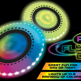 RGB Glow in the Dark Light-Up Flying Disc - 6 Pieces Per Display 25813