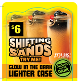 Shifting Sands Glow-in-Dark Lighter Case - 8 Pieces Per Retail Ready Display 41850