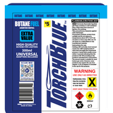 300ML Bulk Torch Blue Butane Refill - 8 Pieces Per Retail Ready Display 41834