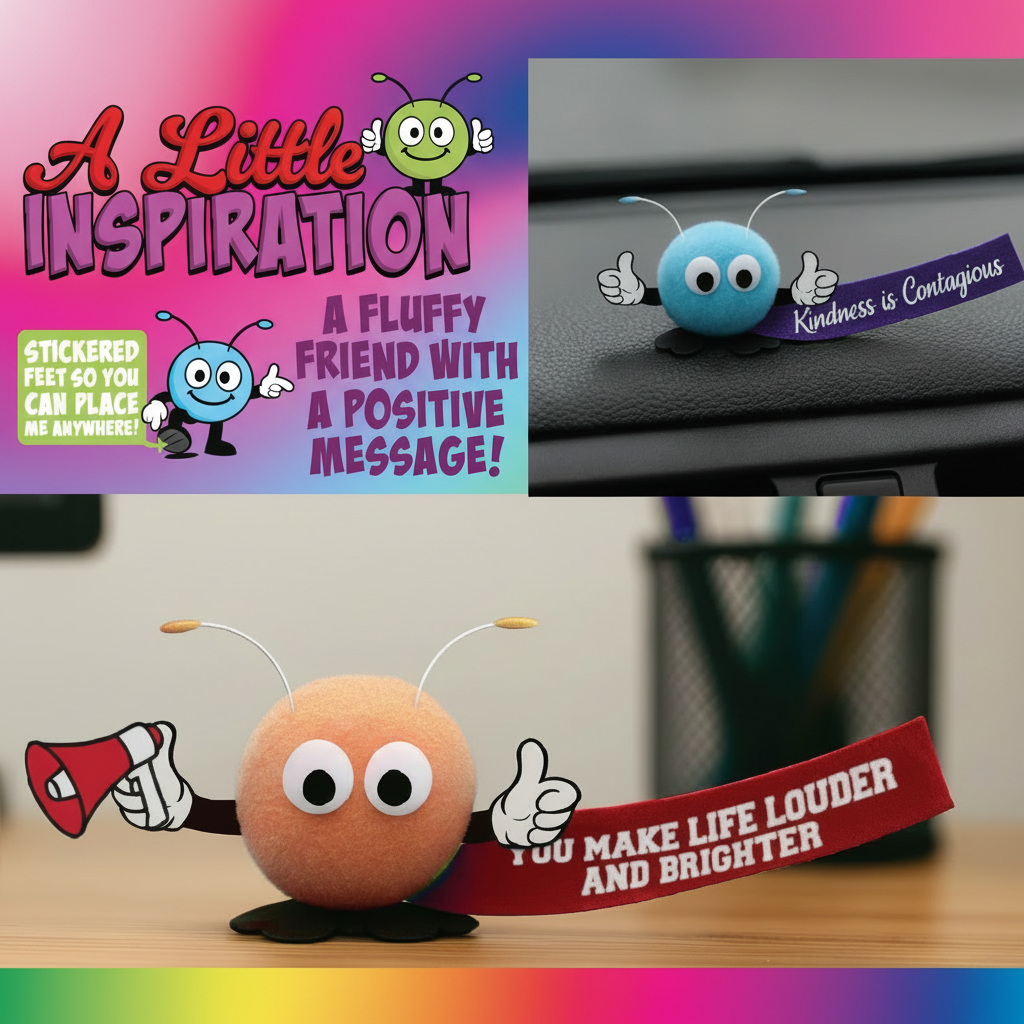 A Little Inspiration Infographic with Colored Background