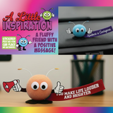 A Little Inspiration Infographic with Colored Background