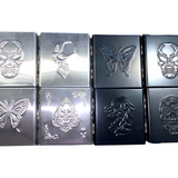 Metal Cigarette Case with Hinged Lid - 8 Pieces Per Retail Ready Display 40349