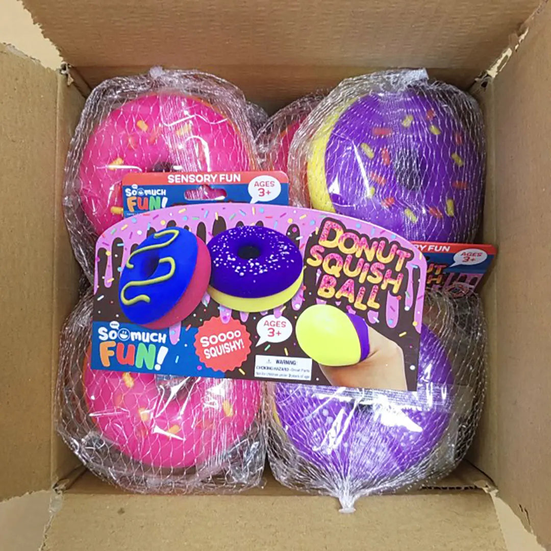 ITEM NUMBER 023675 DONUT SQUISH BALL 12 PIECES PER PACK – NOVELTY INC ...