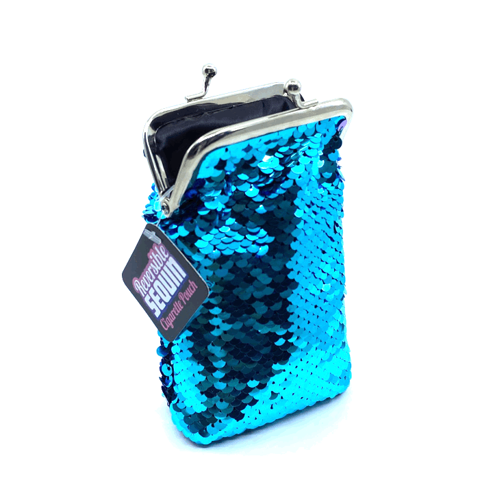  Eclipse Chameleon Luxury Mesh Sequin Cigarette Case