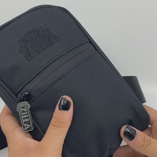 ITEM NUMBER 023238 ZILLA SLING BAG 4 PIECES PER DISPLAY NOVELTY INC