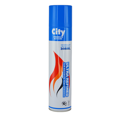 ITEM NUMBER 017031 300ML BUTANE 12 PIECES PER DISPLAY