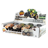 Friction Toy Car Monster Truck Assortment - 8 Pieces Per Display 20474