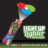 Light Up Curve Lighter- 30 Pieces Per Retail Ready Display 26159