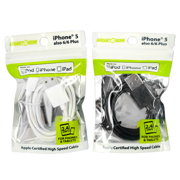 ITEM NUMBER 021126 3FT USB-TO-LIGHTNING BAG CABLE 6 PIECES PER PACK