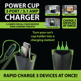 WHOLESALE CUP HOLDER CHARGER 4 PIECES PER DISPLAY 21522