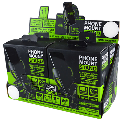 ITEM NUMBER 021775 CELL PHONE STAND SMALL 4 PIECES PER DISPLAY