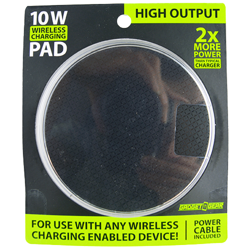 ITEM NUMBER 021784 10W WIRELESS CHARGER 6 PIECES PER DISPLAY