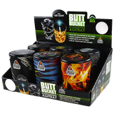Full Print Butt Bucket Ashtray with LED Light- 6 Per Retail Ready Wholesale Display