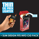 Cigarette Pack Thin Lighter- 16 Pieces Per Retail Ready Display 21806