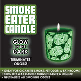 Glow In The Dark Smoke Eater Candle- 6 Pieces Per Retail Ready Display 21873
