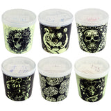 WHOLESALE GLOW in the DARK CANDLE 6 PIECES PER DISPLAY 21873