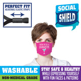 WHOLESALE ADULT SAYINGS FACE COVER 24 PIECES PER DISPLAY 21922