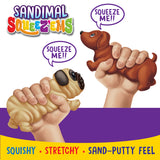 WHOLESALE TPR SQUEEZE SAND ANIMALS 12 PIECES PER DISPLAY 21935