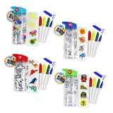 DIY Water Bottle with Stickers & Markers - 12 Pieces Per Display 22044