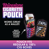 Neoprene Cigarette Pouch with Pocket- 8 Pieces Per Retail Ready Display 22057