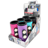 Neoprene Magnetic Slim Can Cooler Coozie- 6 Pieces Per Retail Ready Display 22141