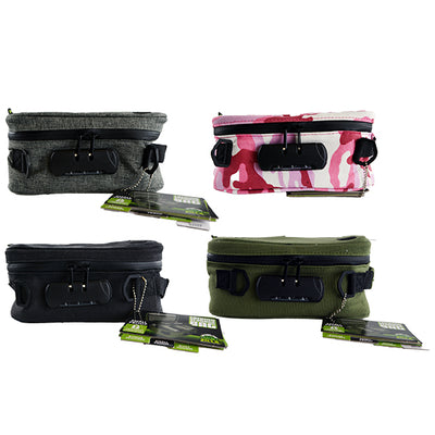 ITEM NUMBER 022153 CANVAS LOCKING BAG MIX B 4 PIECES PER DISPLAY