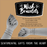 Wish Bracelet with Sentimental Message- 12 Pieces Per Display 22187