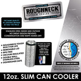 Metal Insulated Slim Can Cooler - 6 Pieces Per Retail Ready Display 22270