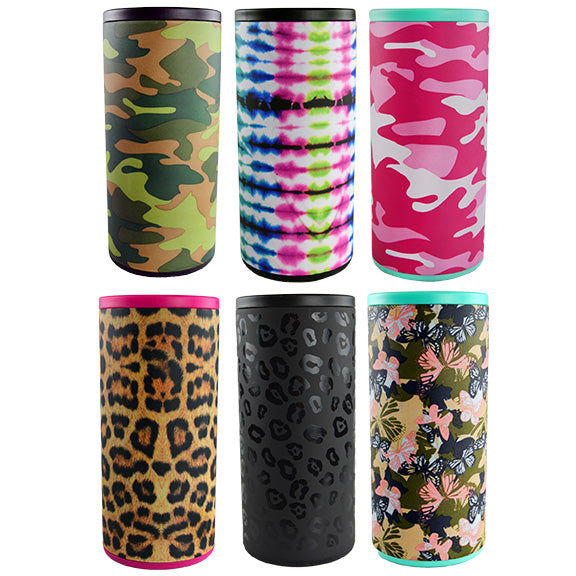 12oz. SIC® Can Cooler Exotic Leopard
