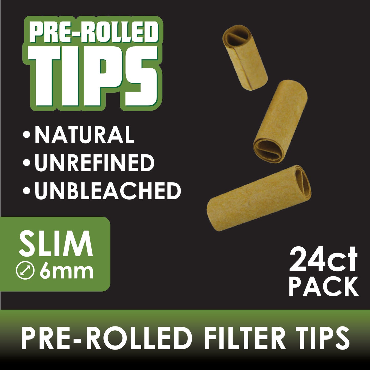 ITEM NUMBER 022353 PREROLLED TIPS 24 PIECES PER DISPLAY