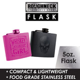 5 oz Stainless Steel Flask- 6 Per Retail Ready Display 22425
