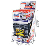 Neoprene Magnetic Can & Bottle Cooler Coozie- 6 Pieces Per Retail Ready Display 22428