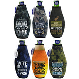 Neoprene 16 oz Bottle Suit Coozie- 6 Pieces Per Retail Ready Display 22465